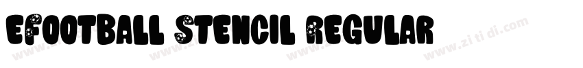 eFootball Stencil Regular字体转换 eFootball Stencil Regular字体转换